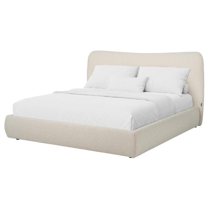 Arianna Cream King Platform Bed  main image, 1 of 8 images.