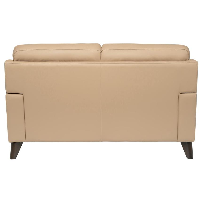 Bali Dark Cream Leather Loveseat alternate image, 5 of 8 images.