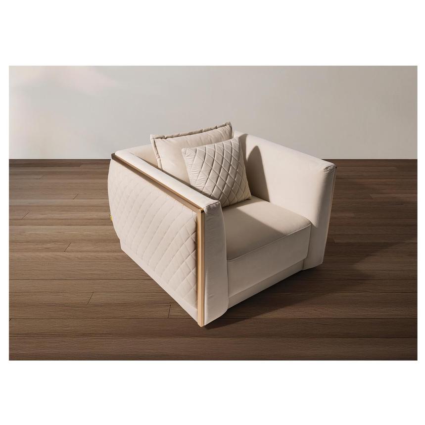 Madelyn Cream Accent Chair alternate image, 2 of 9 images.