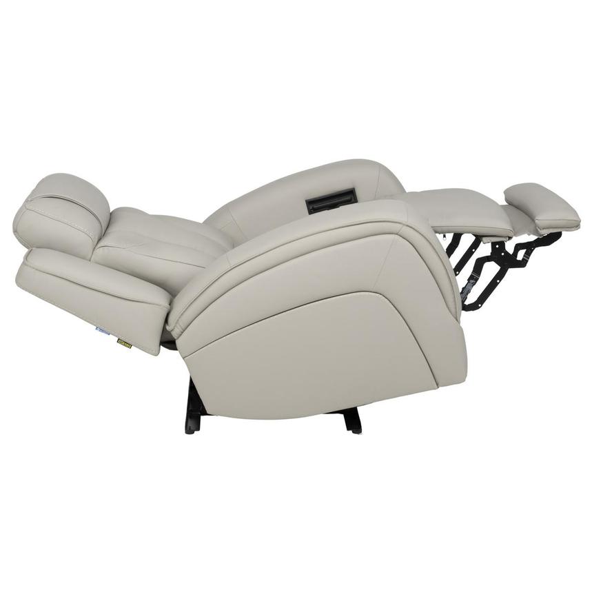 Kylo Light Gray Power Motion Leather Recliner  alternate image, 6 of 16 images.