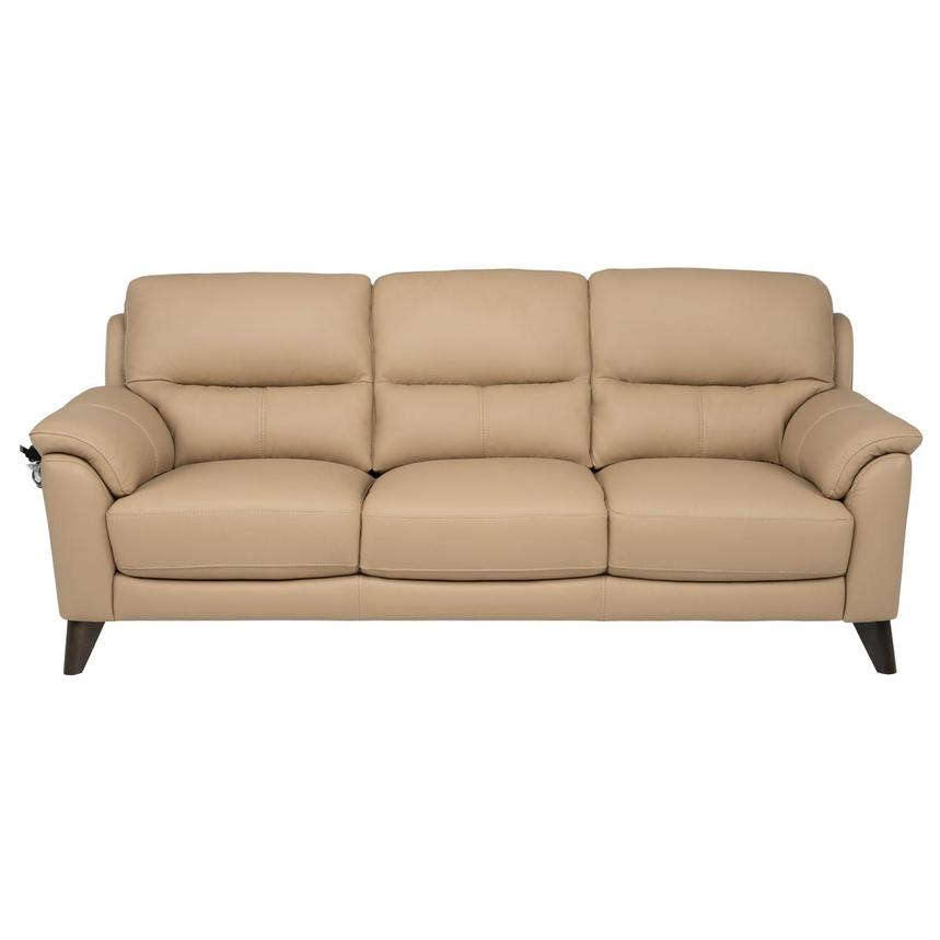 Bali Dark Cream Leather Sofa