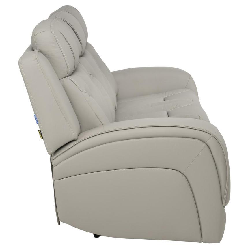 Kylo Light Gray Power Motion Leather Sofa  alternate image, 6 of 13 images.