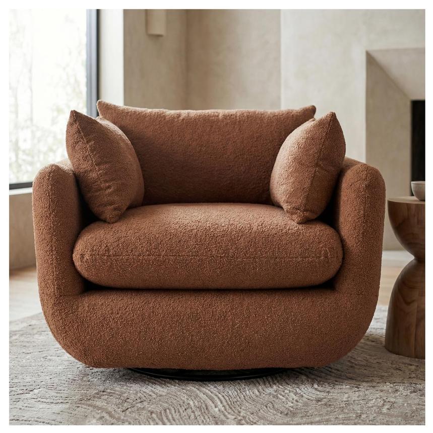 Cormic Swivel Accent Chair alternate image, 2 of 10 images.