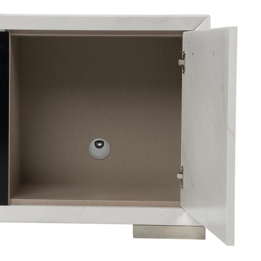 Aria Gray Electric Fireplace w/Remote Control  alternate image, 9 of 10 images.