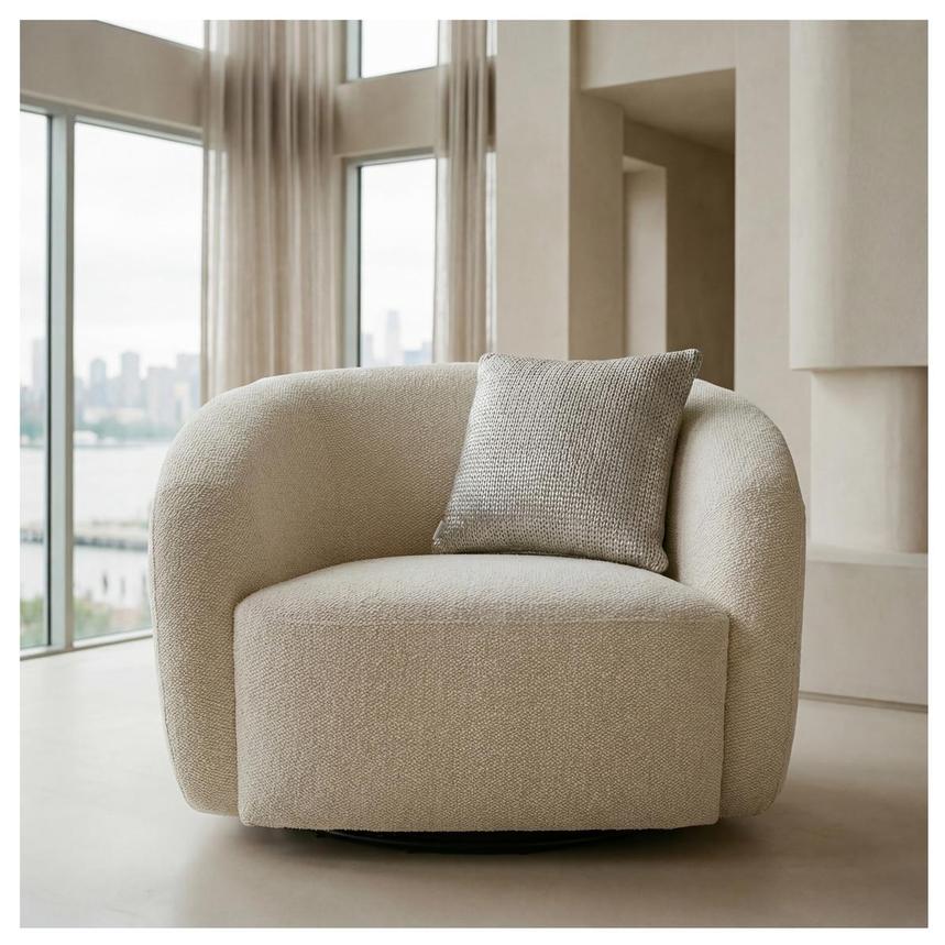 Kniky Silver Accent Pillow alternate image, 2 of 4 images.