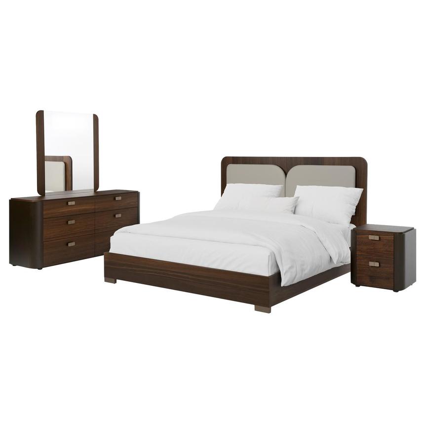 Meiomi 4-Piece King Bedroom Set w/Large Nightstand  main image, 1 of 5 images.
