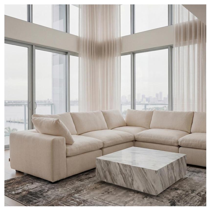 Impression Sectional Sofa with 5PCS/2 Armless Chairs alternate image, 2 of 9 images.