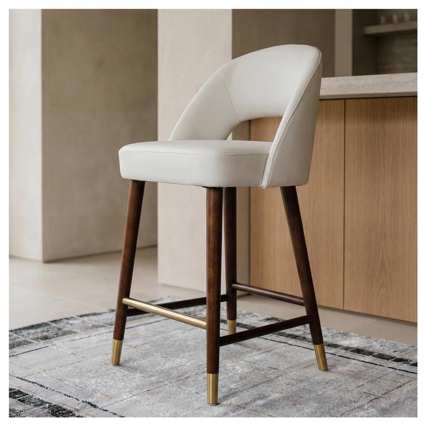Charming Cream Counter Stool alternate image, 2 of 10 images.