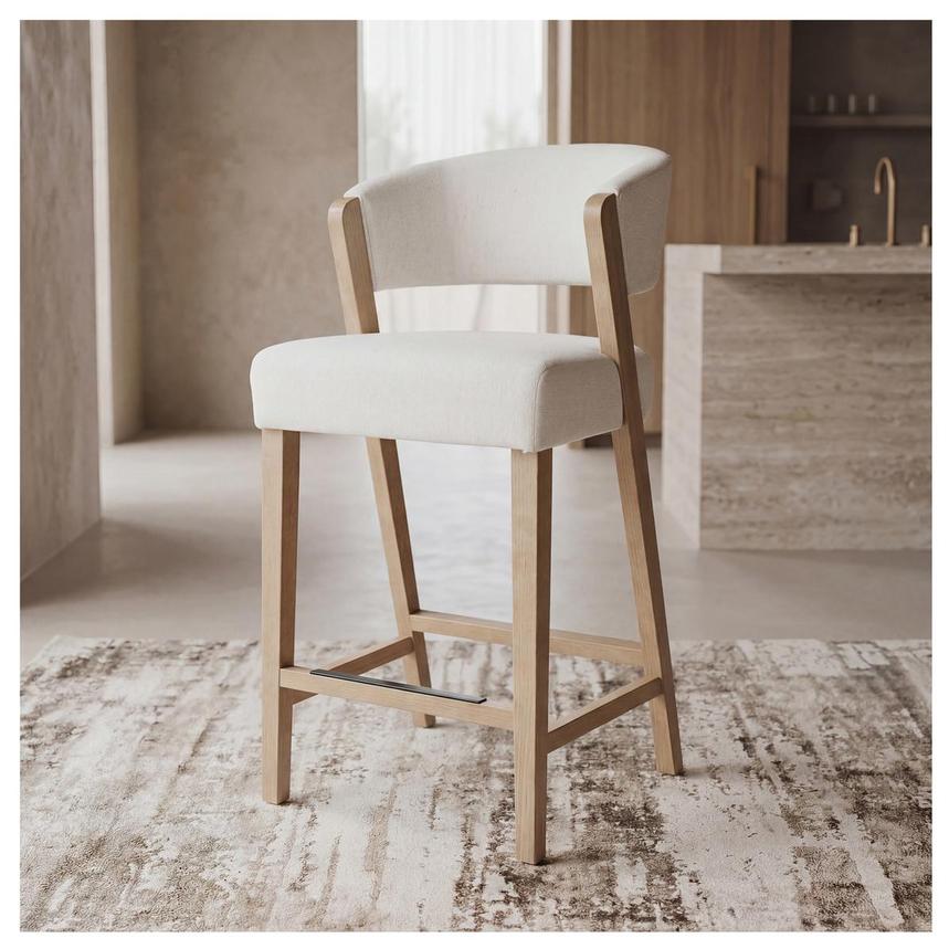 Kayla White Counter Stool alternate image, 2 of 8 images.
