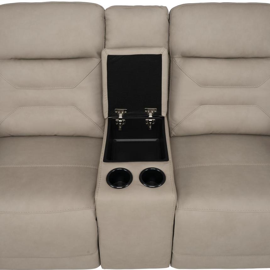 Solstice Home Theater Leather Seating with 5PCS/2PWR  alternate image, 6 of 11 images.