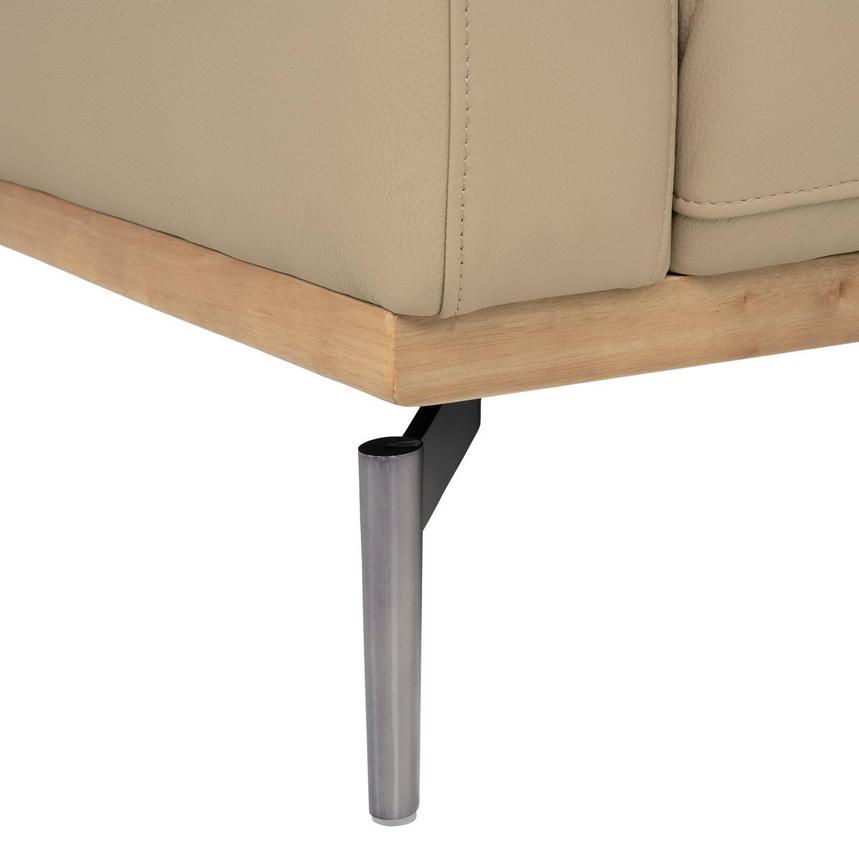 Nate Taupe Leather Corner Sofa w/Right Chaise  alternate image, 11 of 12 images.