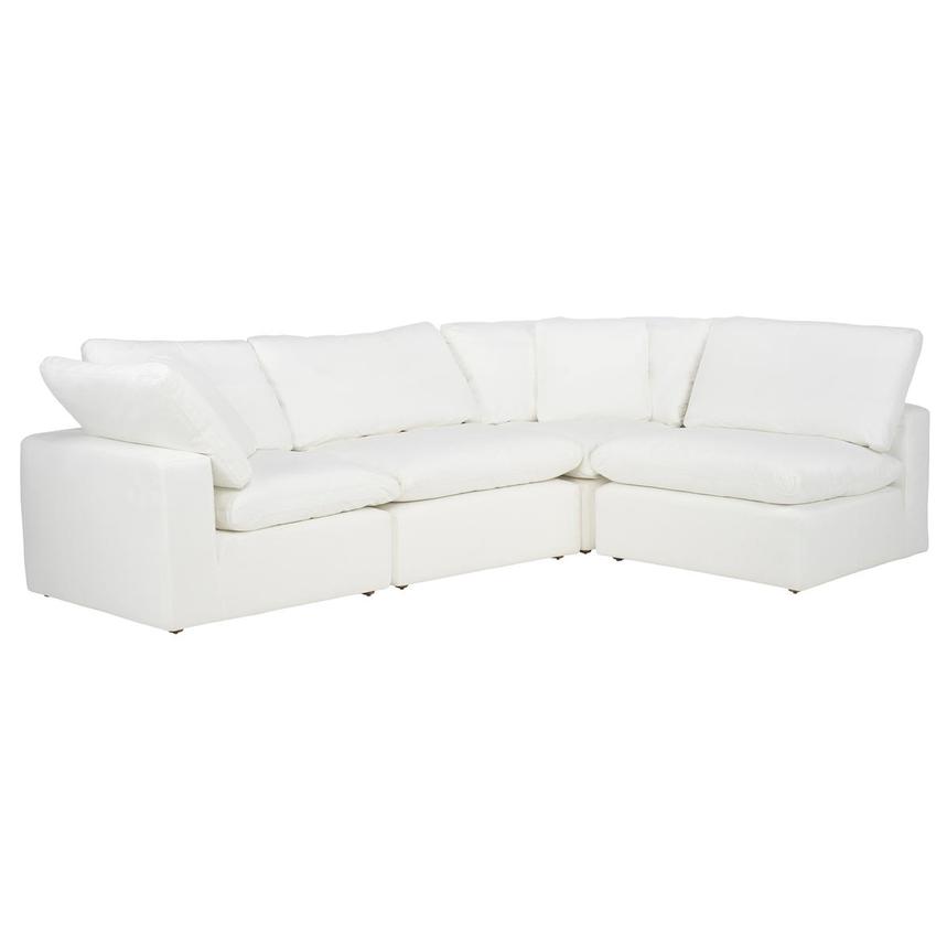 Nube II White Corner Sofa 4PC