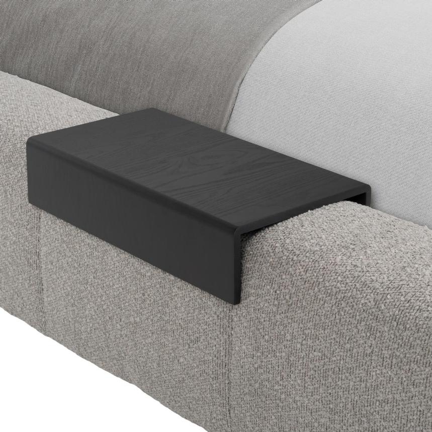 Annie Gray Queen Platform Bed w/Trays  alternate image, 6 of 11 images.