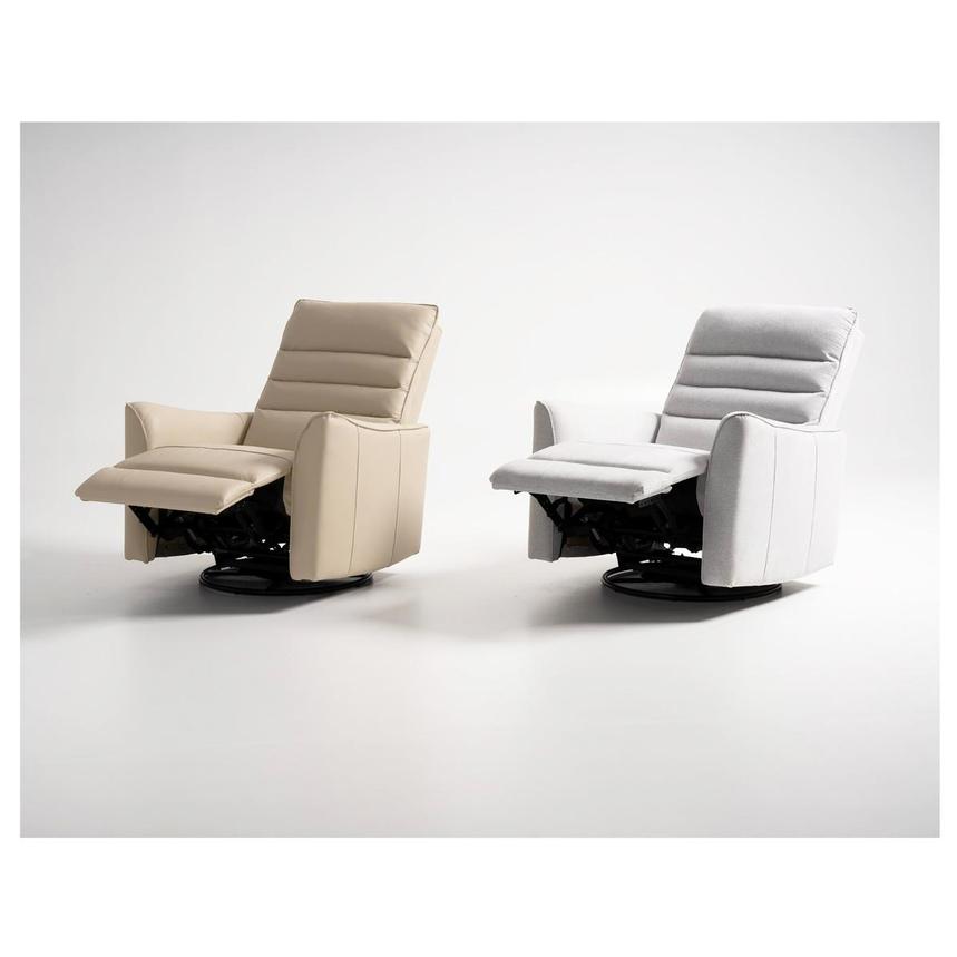 Campbell Light Gray Swivel Glider Recliner alternate image, 2 of 12 images.