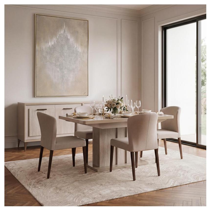 Ellene Extendable Dining Table alternate image, 2 of 8 images.