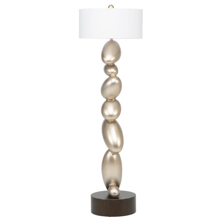 Aura Pebbles Champagne Floor Lamp alternate image, 4 of 9 images.