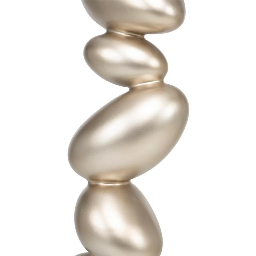 Aura Pebbles Champagne Floor Lamp alternate image, 9 of 9 images.