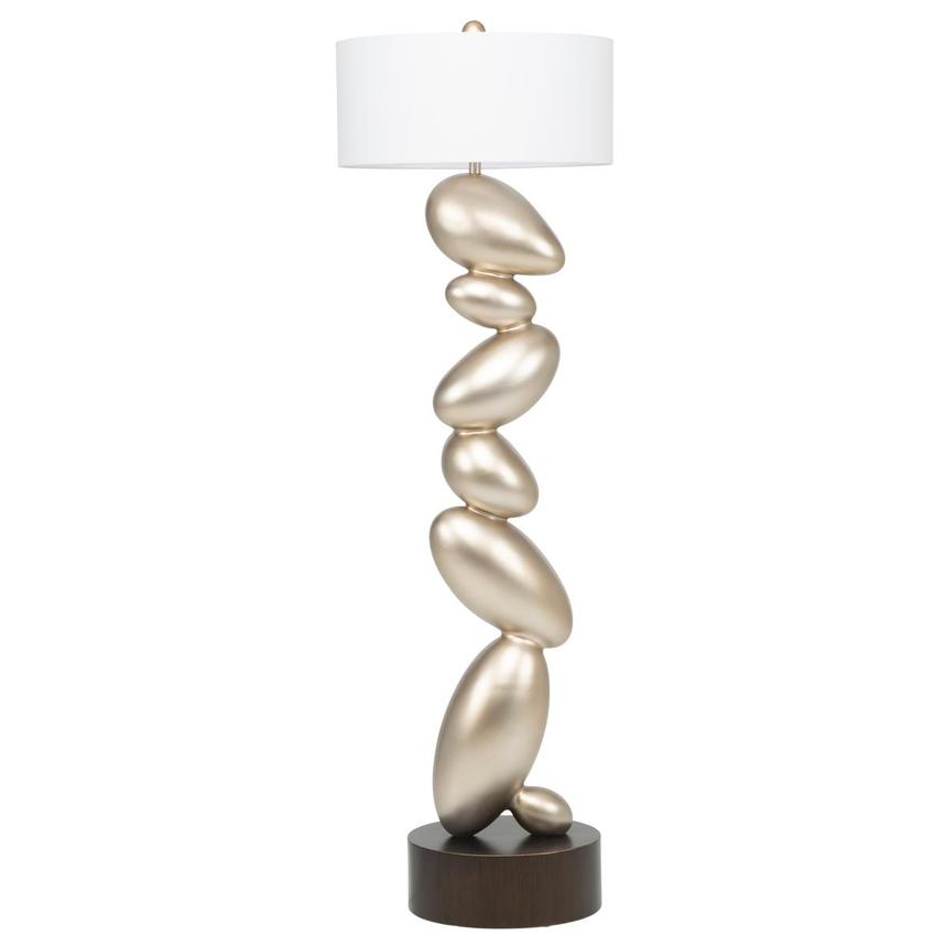 Aura Pebbles Champagne Floor Lamp