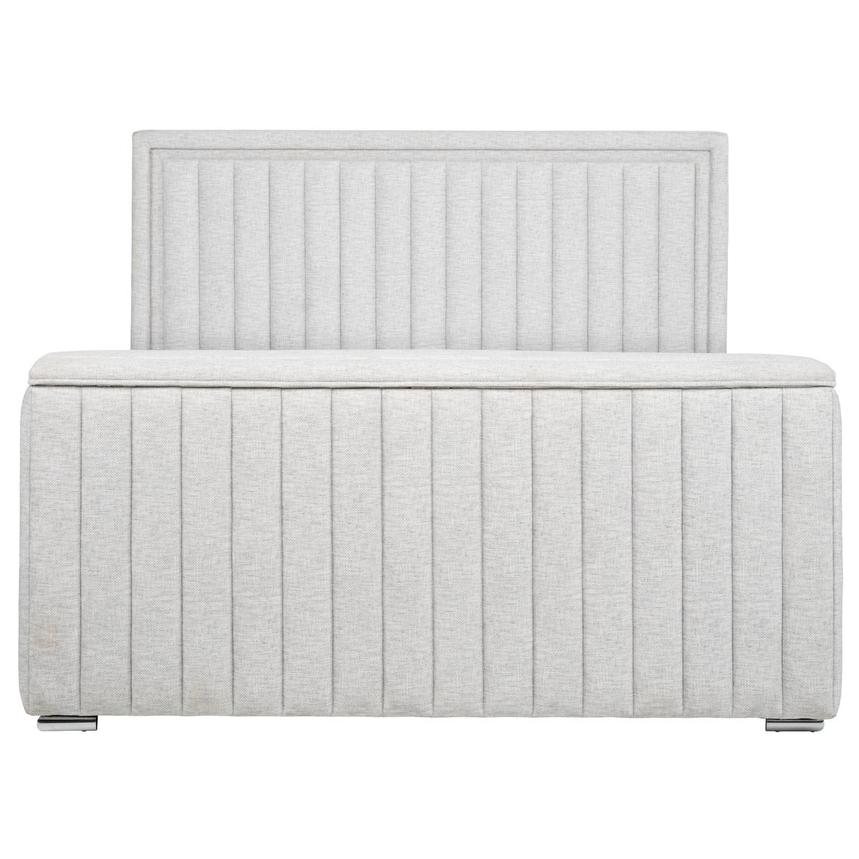 Ellia King Panel Bed w/LED Lights, TV Lift & Fireplace alternate image, 7 of 13 images.