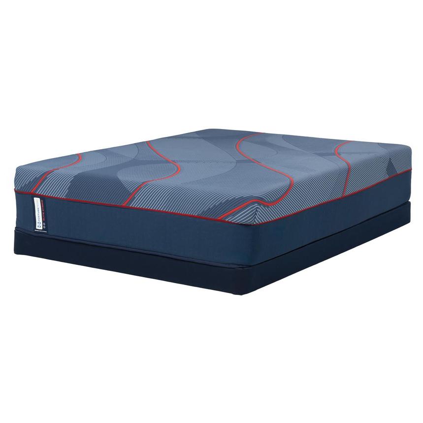 Elite High Point Hybrid Firm King Mattress w/Low Foundation by Sealy Posturepedic