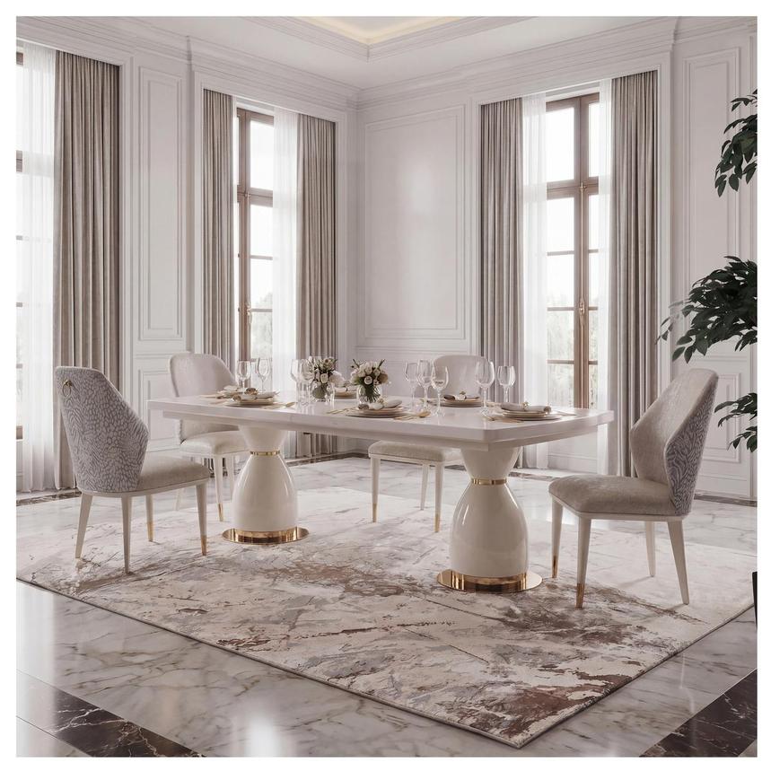 Lainey Cream 5-Piece Dining Set  alternate image, 2 of 4 images.
