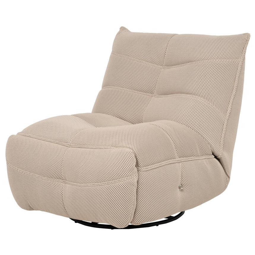 Wyatt Cream Swivel Glider Recliner  alternate image, 5 of 13 images.