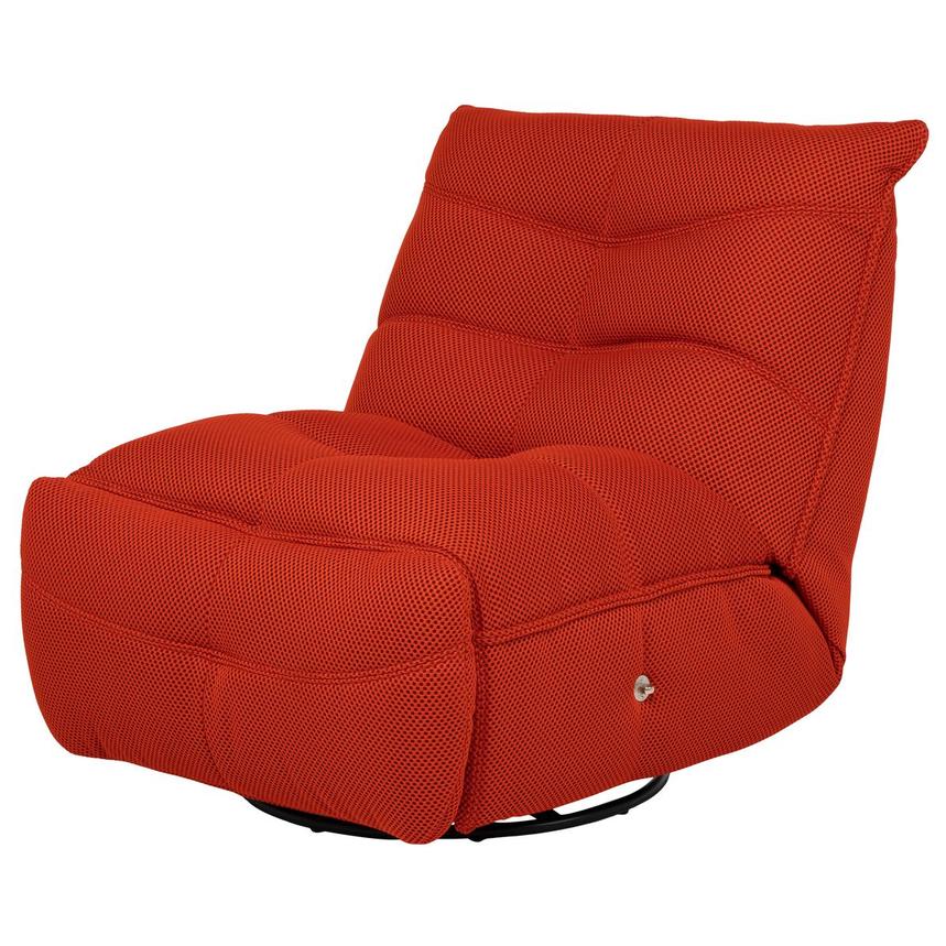 Wyatt Orange Swivel Glider Recliner alternate image, 5 of 13 images.