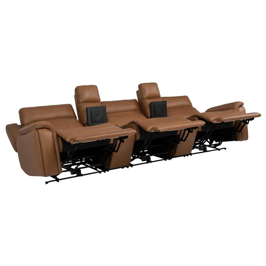 Venus  5PCS/3PWR Home Theater Leather Seating w/Beverage Cooler  alternate image, 7 of 25 images.
