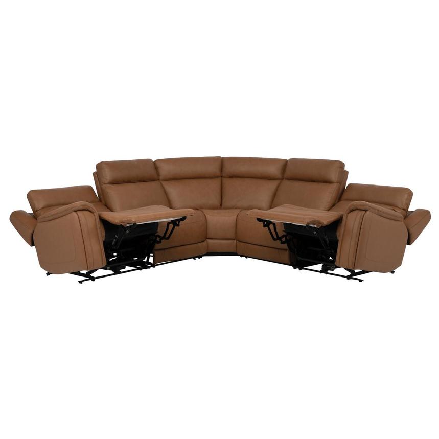 Venus Leather Power Reclining Sectional with 5PCS/2PWR alternate image, 4 of 10 images.