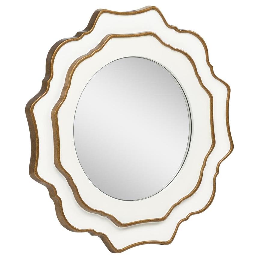 Mayan White Wall Mirror alternate image, 2 of 5 images.