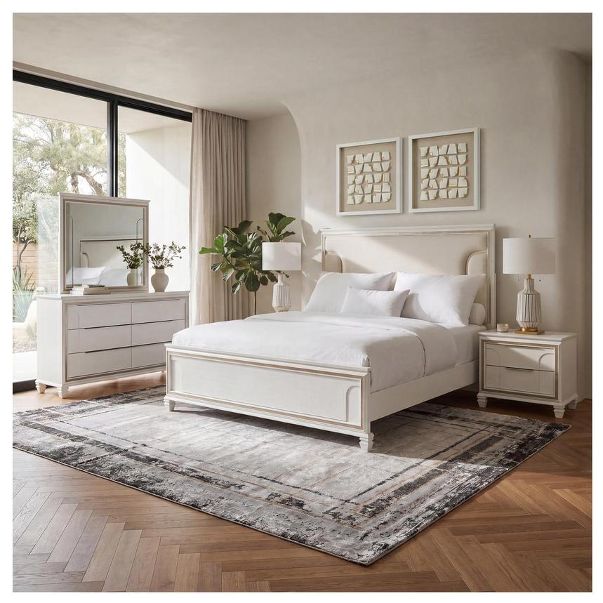 Ellison Queen Panel Bed alternate image, 2 of 9 images.