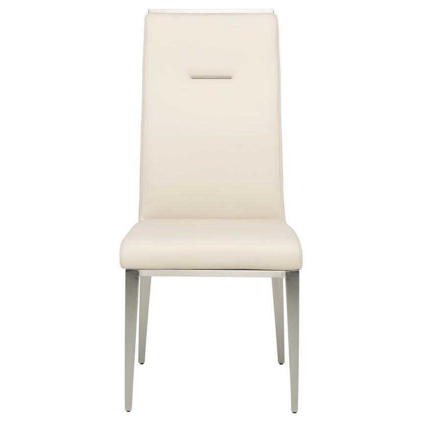 Celeste Cream Leather Side Chair  alternate image, 2 of 8 images.