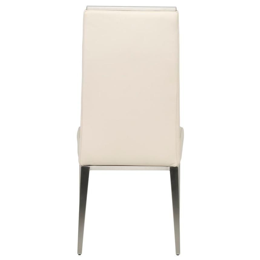 Celeste Cream Leather Side Chair alternate image, 4 of 8 images.