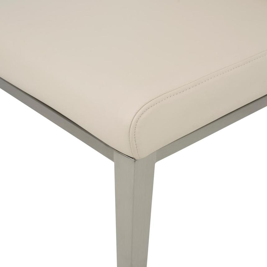 Celeste Cream Leather Side Chair  alternate image, 7 of 8 images.