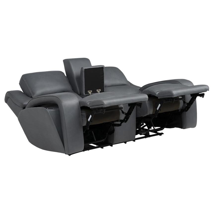 Mave Gray Power Reclining Loveseat  alternate image, 4 of 14 images.