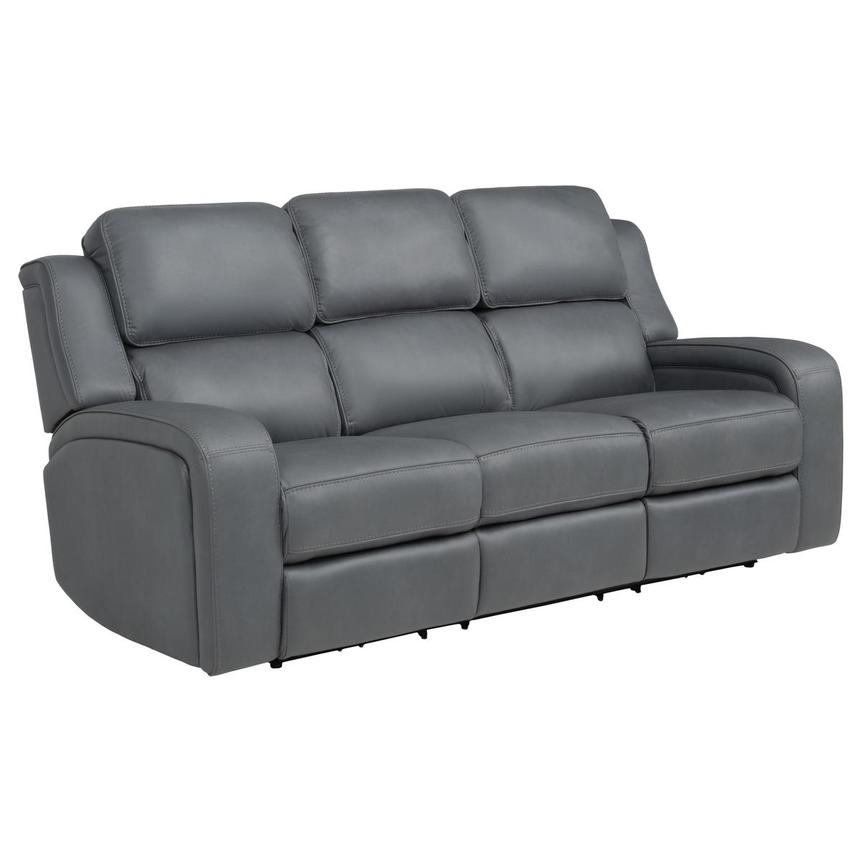 Mave Gray Power Reclining Sofa  alternate image, 4 of 16 images.