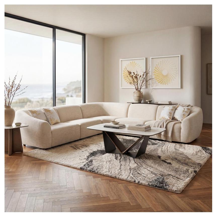 Kristy Sectional Sofa alternate image, 2 of 8 images.