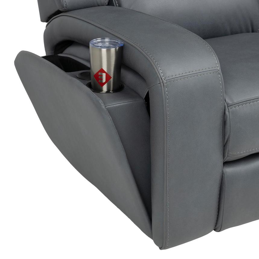 Mave Gray Power Recliner  alternate image, 9 of 12 images.