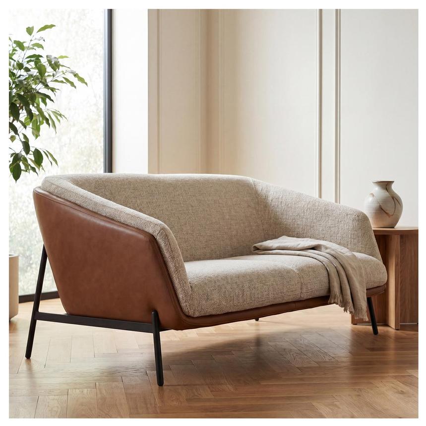 Sabrina II Tan Settee alternate image, 2 of 8 images.