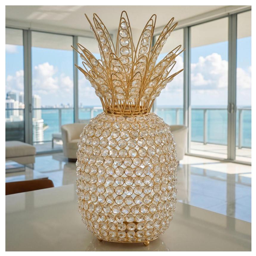 Crystal Pineapple Sculpture alternate image, 2 of 5 images.