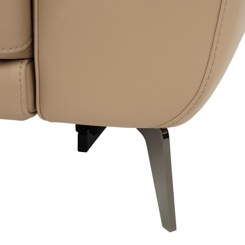 Granet Dark Cream Leather Power Reclining Sectional with 7PCS/3PWR alternate image, 14 of 16 images.