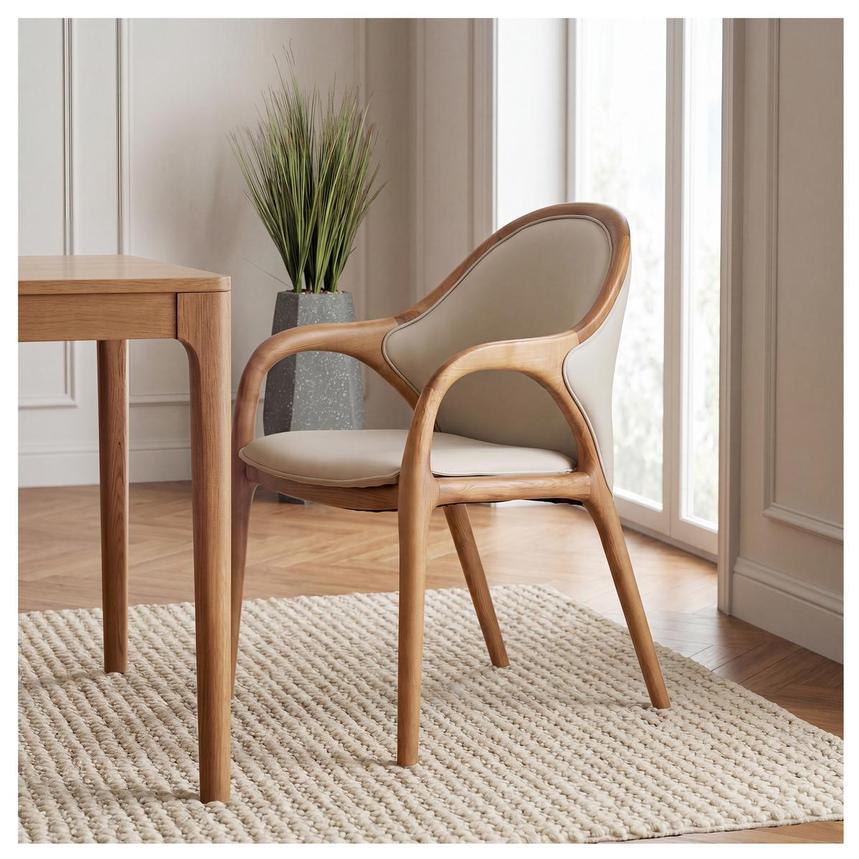 Elena Oak Arm Chair  alternate image, 2 of 10 images.