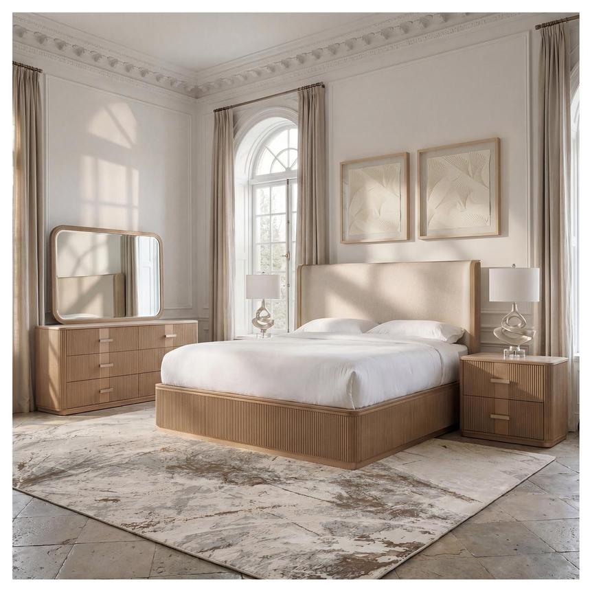 Kensington Caramel Queen Panel Bed alternate image, 2 of 7 images.