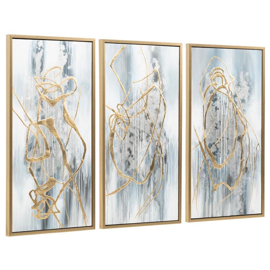 Biscayne Gold Canvas Wall Art Set of 3  alternate image, 2 of 6 images.