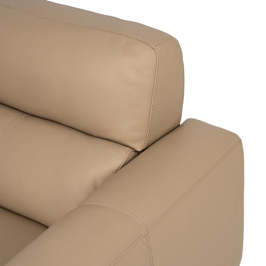 Granet Dark Cream Leather Power Reclining Sectional with 6PCS/3PWR alternate image, 12 of 17 images.