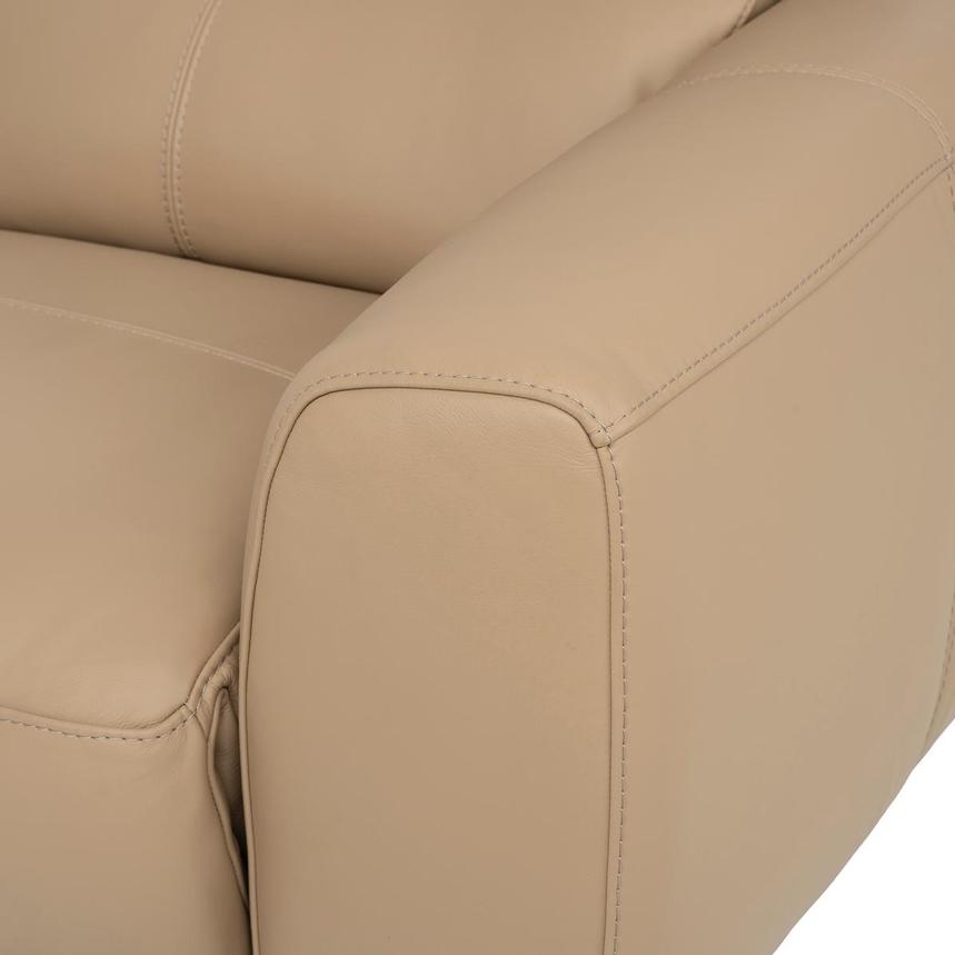 Granet Dark Cream Leather Power Reclining Sectional with 6PCS/3PWR alternate image, 14 of 17 images.
