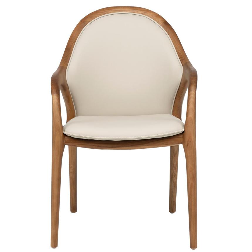Elena Walnut Arm Chair alternate image, 2 of 8 images.