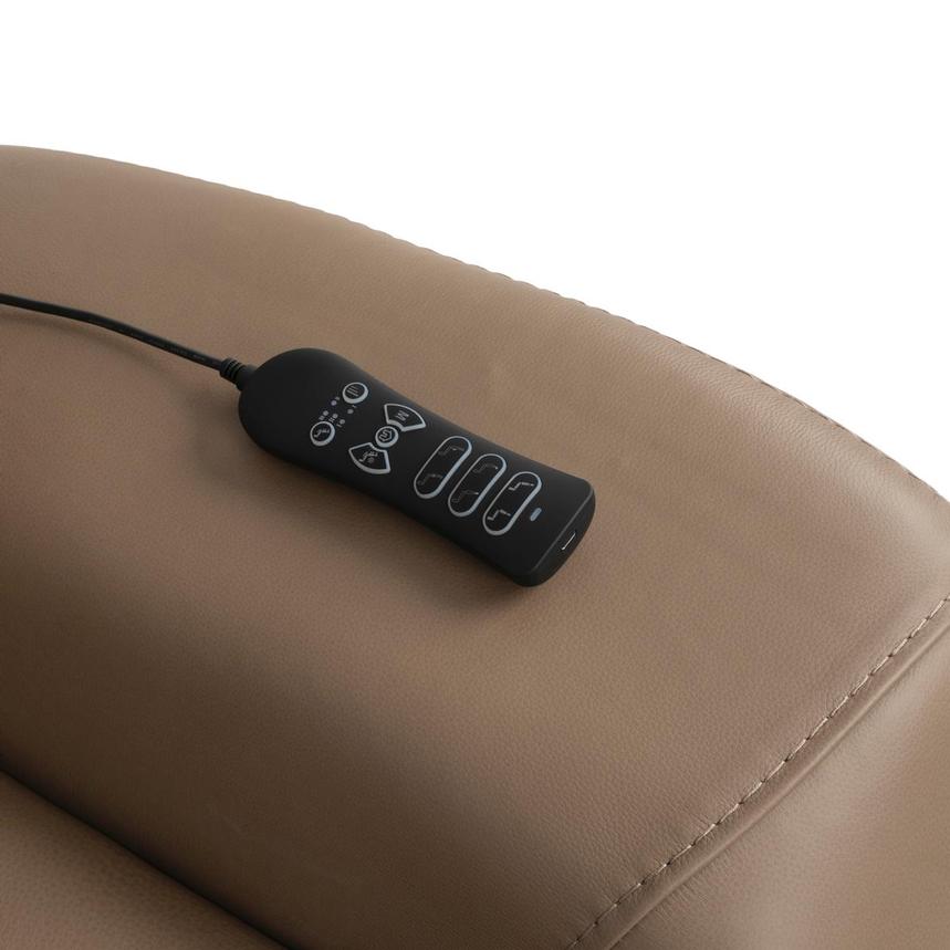 Galaxy Light Brown Leather Power Reclining Sectional with 6PCS/3PWR alternate image, 14 of 15 images.