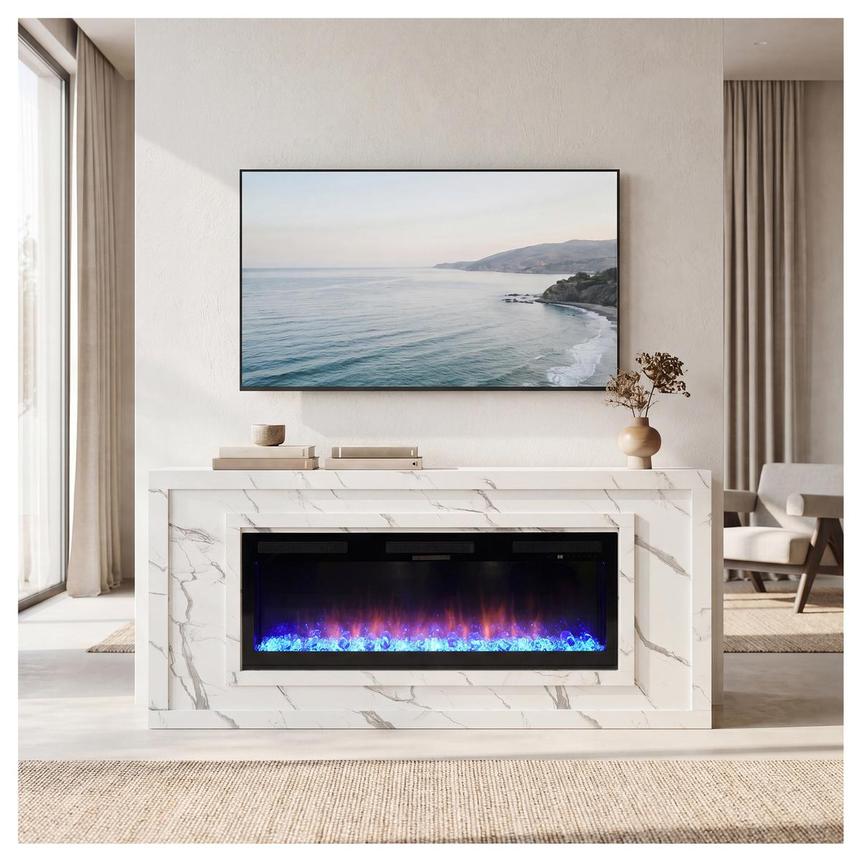 Purestone Blaze Electric Fireplace w/Remote Control alternate image, 2 of 8 images.