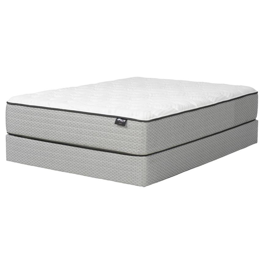 Oasis Queen Mattress w/Regular Foundation by Palm